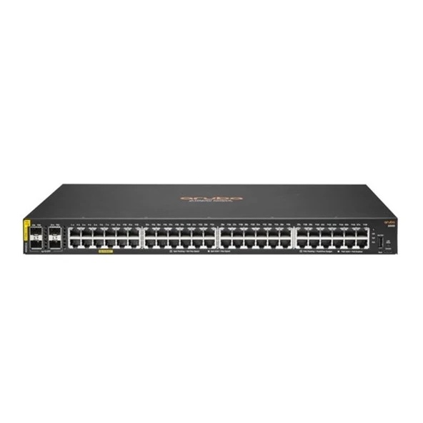 ARUBA 48port 6000 48G R8N85A GIGABIT 4-SFP 370W FULL POE YÖNETİLEBİLİR SWITCH - Resim 2