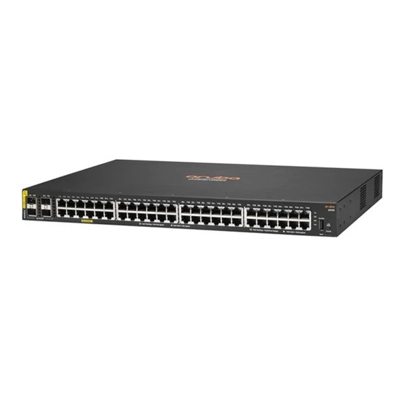 ARUBA 48port 6000 48G R8N85A GIGABIT 4-SFP 370W FULL POE YÖNETİLEBİLİR SWITCH ürün görseli