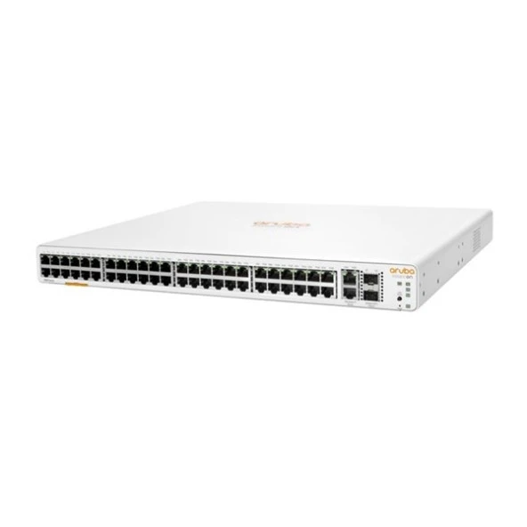 ARUBA 48port INSTANT ON 1960 JL808A GIGABIT 2-SFP 2-10GBe YÖNETİLEBİLİR SWICTH - 1
