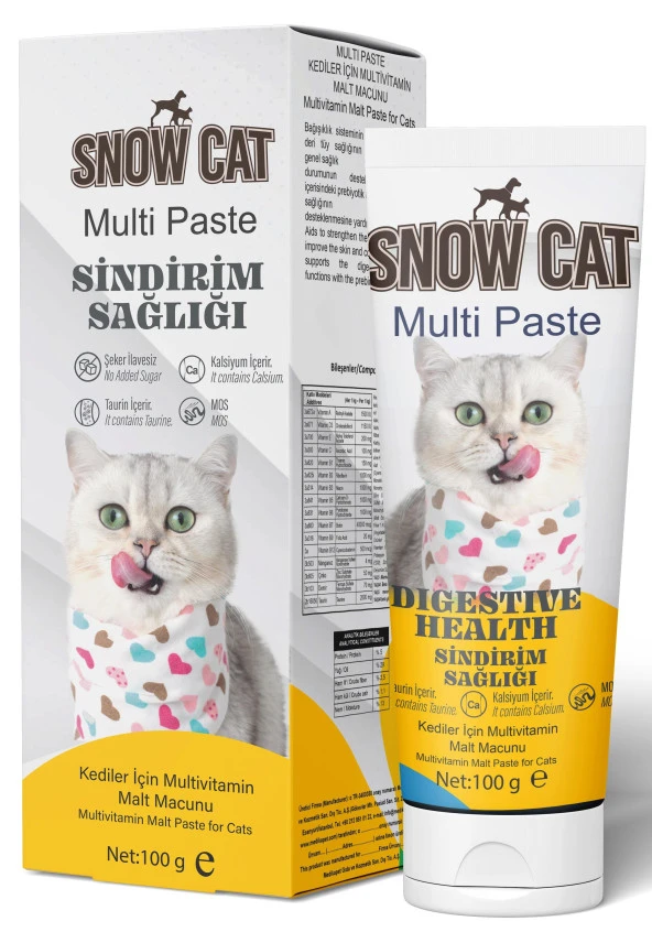 Snow Cat Multivitamin Paste 100 Gr