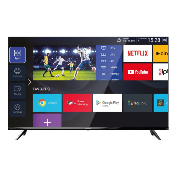 Sencrom 43inc 109 Ekran Android 13 Çerçevesiz TV