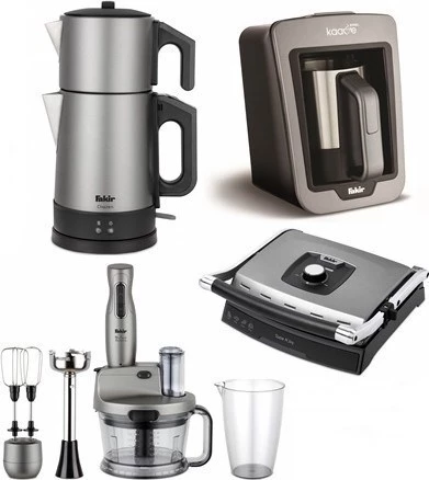 Fakir Avantaj Set Silver Stone 4 Ürün 1 Arada