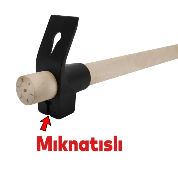 Dövme Çelik Keser Mıknatıslı Saplı Keser - 3