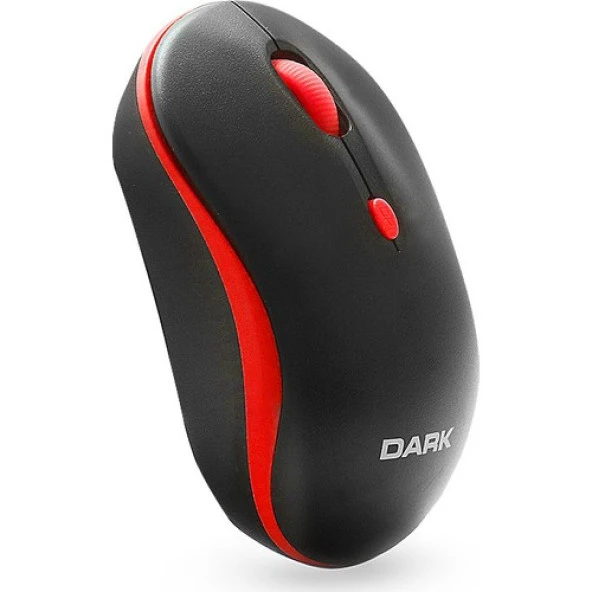 DARK MSW100R Kablosuz 1600dpi Optic Siyah/Kırmızı Mouse DK-AC-MSW100R