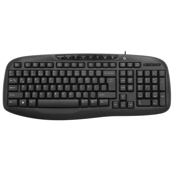 FRISBY FK-4820QU USB Q Trk Siyah Multimedya Klavye ürün görseli