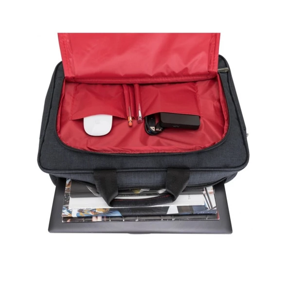 PLM 13" - 14" Siyah (Santori) Notebook Çantası - Resim 8