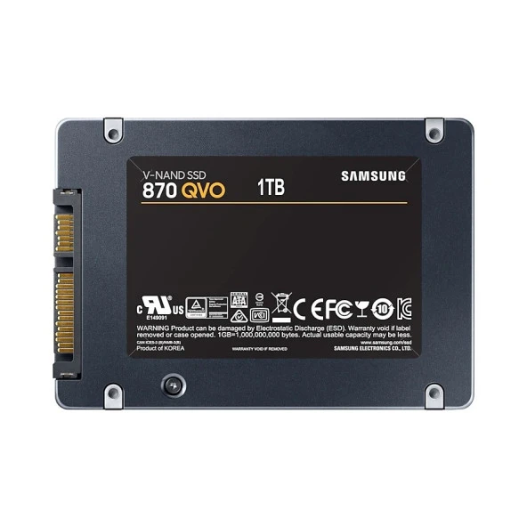 SAMSUNG 1TB 870 QVO MZ-77Q1T0BW 550- 530MB/s SSD SATA-3 Disk - 4