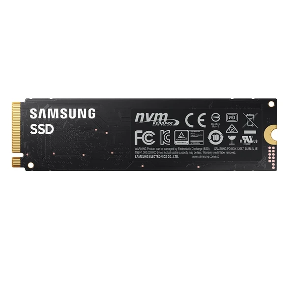 SAMSUNG 500GB SSD980 MZ-V8V500BW 3100- 2600MB/s M2 PCIe NVMe Gen3 Disk - 2