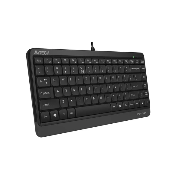 A4 TECH FK11 USB Q Trk Mini Siyah/Gri Multimedya Klavye - 3