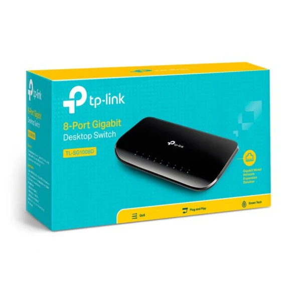TP-LINK 8-PORT TL-SG1008D GIGABIT YÖNETİLEMEZ SWITCH - Resim 3