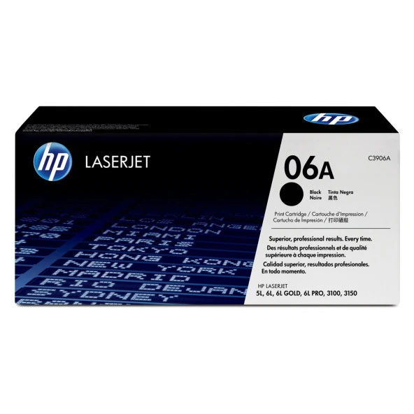 Hp C3906a 06A Sıyah 1500Sy Orjınal Toner ürün görseli