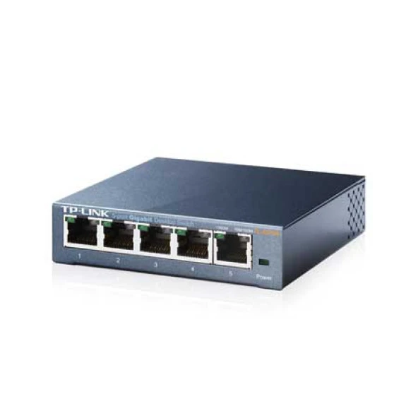 TP-LINK 5-PORT TL-SG105 GIGABIT YÖNETİLEMEZ SWITCH ÇELİK KASA - Resim 3