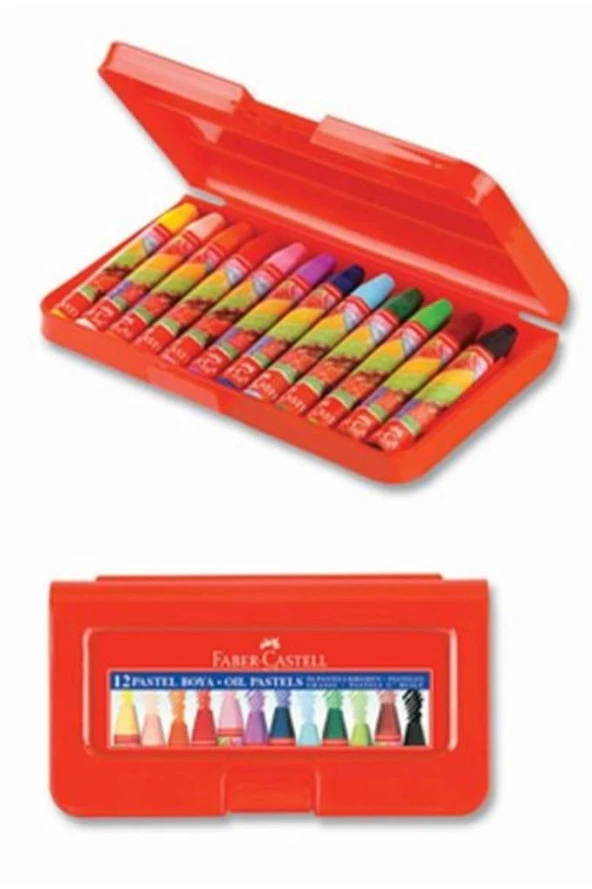 Faber-Castell Pastel Boya Çantalı 12 Renk 5281125112000