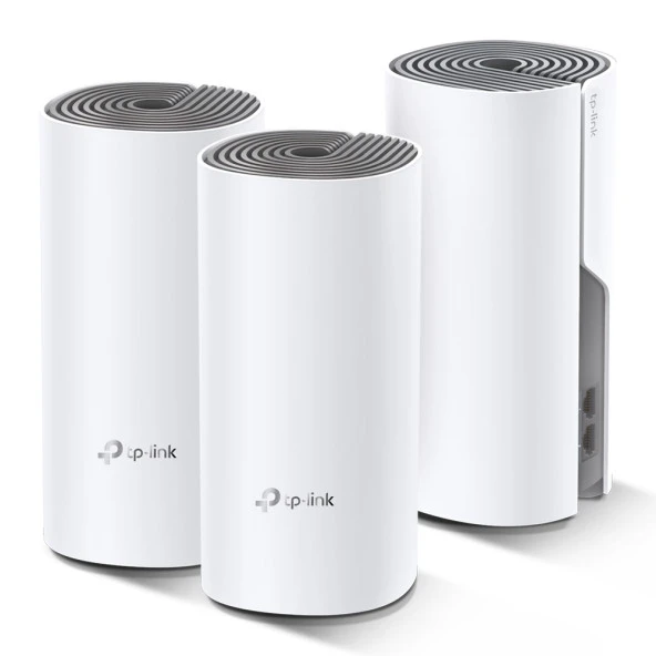 TP-LINK DECO E4 3 PACK 1200MBPS 2.4 GHZ  5 GHZ MESH WIFI INDOOR ACCESS POİNT ROUTER