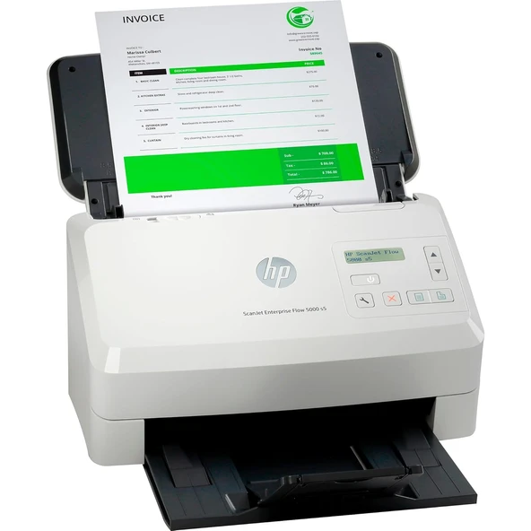 HP A4 Scanjet Enterprise Flow 5000 S5 6FW09A 40ppm Döküman Tarayıcı ürün görseli