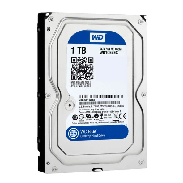 WD 1TB 3.5'' 7200RPM 64MB SATA3 PC HARDDİSK BLUE WD10EZEX