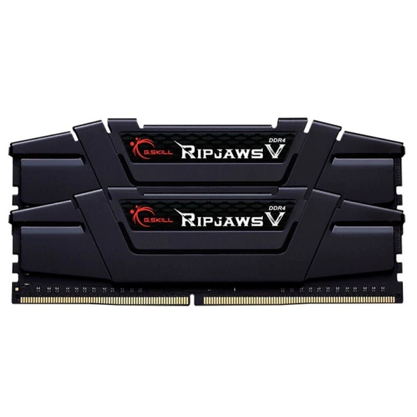 GSKILL 16GB (2X8GB) DDR4 3200MHZ CL16 DUAL KIT PC RAM RipjawsV F4-3200C16D-16GVKB - Resim 2