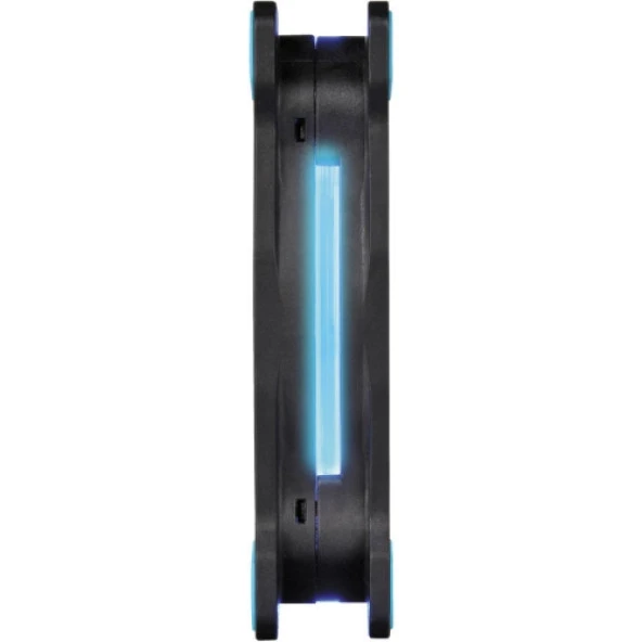 Thermaltake Riing CL-F038-PL12BU-A 120mm Mavi Halka Ledli Titreşimsiz Kasa ve Radyatör Fanı - Resim 7