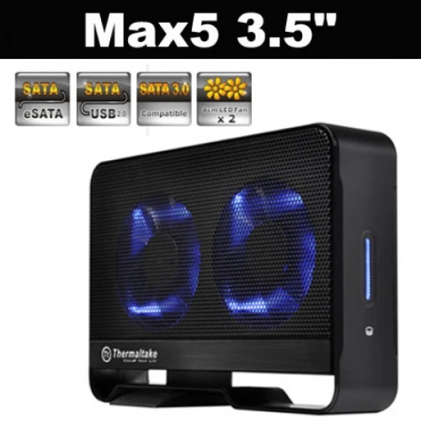 Thermaltake Max5 3.5" eSATA-USB 2.0 External Hdd Kutusu