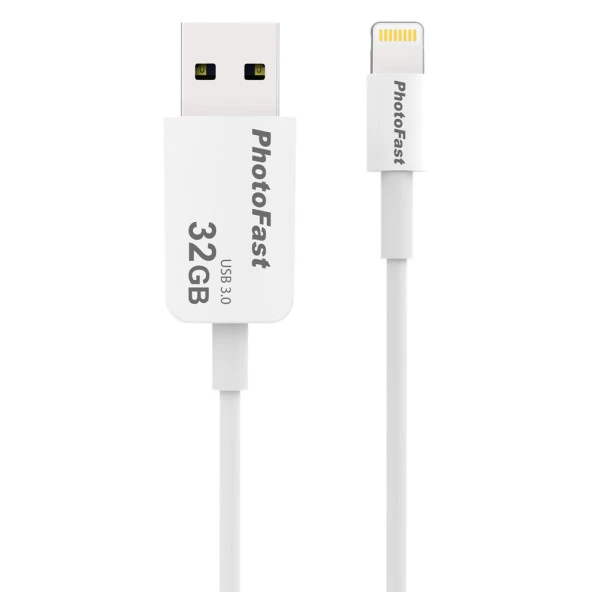 PhotoFast Photo Backup Cable 32GB Lightning / USB 3.0 Şarj Kablolu i-FlashDrive - Resim 3