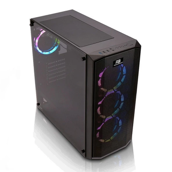 POWERBOOST X58RGB GAMING MID-TOWER PC KASASI - Resim 2