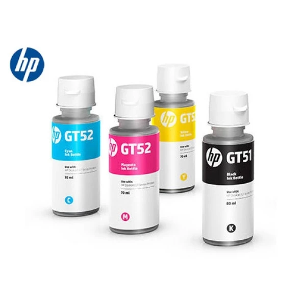 HP M0H54AE (GT52) CYAN ŞİŞE MUREKKEP KARTUSU 8.000 SAYFA