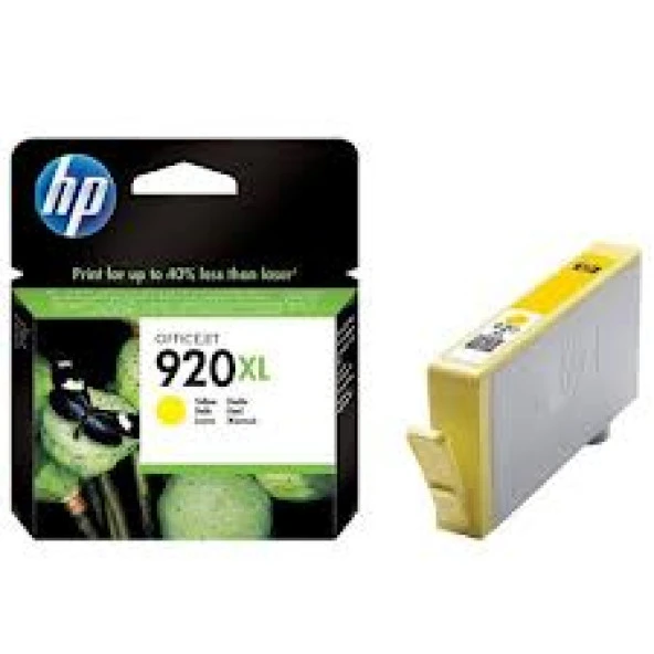 Hp Cd974ae Sarı Kartus No:920Xl ürün görseli