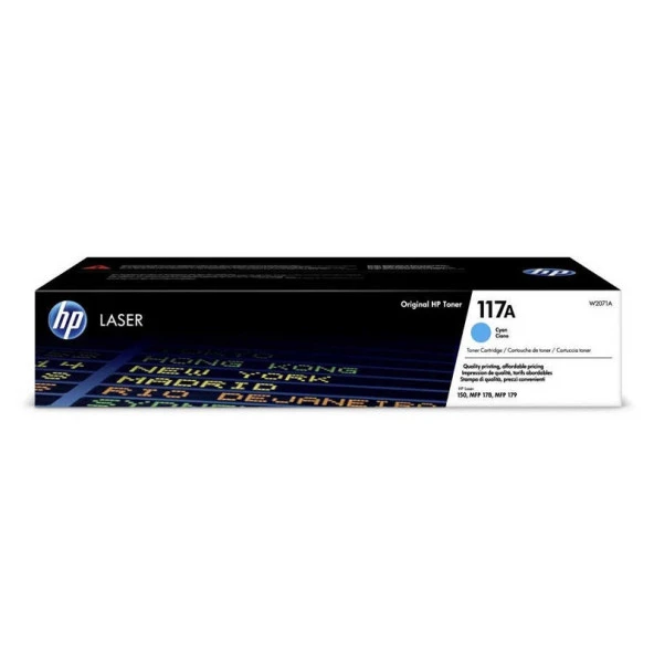 Hp W2071a (117A) Mavi Toner 700 Sayfa ürün görseli