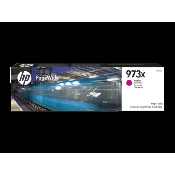 Hp F6t82ae (973X) Macenta Yuksek Kapasıtelı Pagewıde Murekkep Kartusu 7000 Sayfa ürün görseli