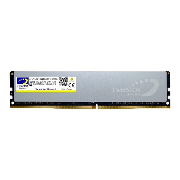 TwinMOS DDR4 16GB 3200MHz PC RAM VALUE MDD416GB3200D - Resim 2