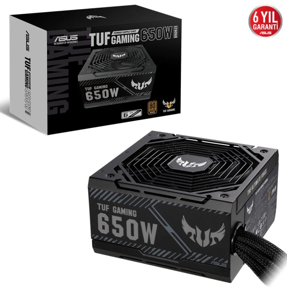 ASUS 650W 80+ BRONZE TUF GAMING 650B 13.5cm Fanlı Power Supply