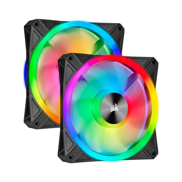 CORSAIR 14CM iCUE QL140 CO-9050100-WW RGB KASA FANI 2-Lİ SET