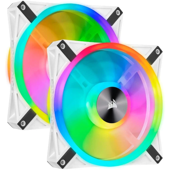 CORSAIR 14CM iCUE QL140 CO-9050106-WW RGB KASA FANI 2-Lİ SET