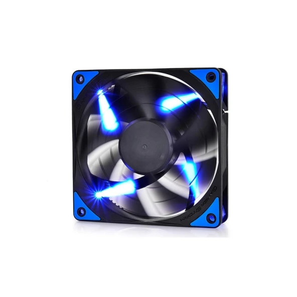 DEEPCOOL TF120 BLUE Sıyah Uzerıne Mavı Ledlı Kasa Fanı 120Mm - Resim 2