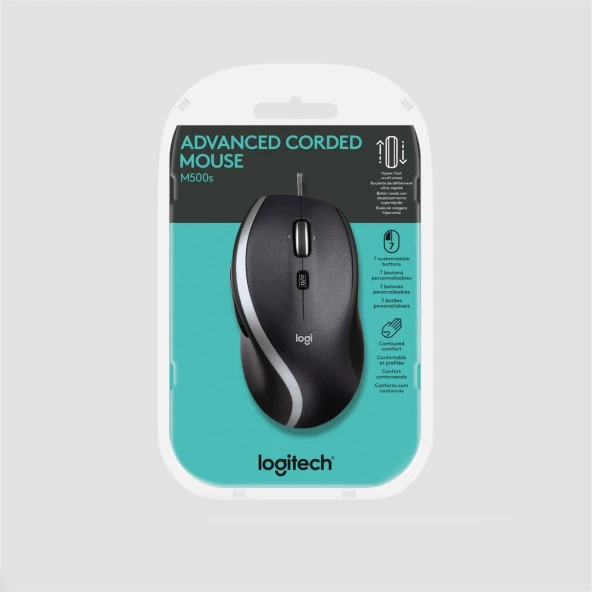 LOGITECH M500S 910-005784 4000-DPI TAM BOYUT İŞ MOUSE