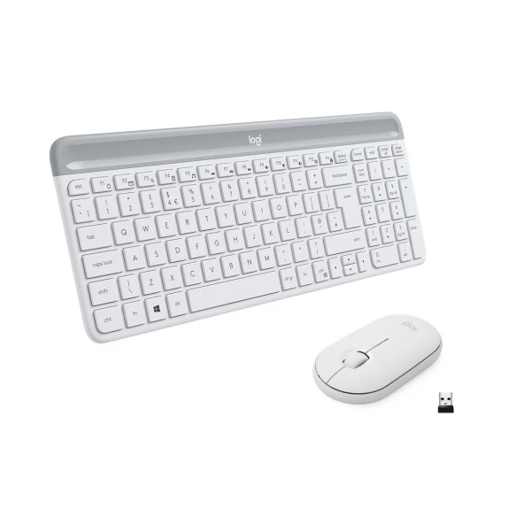 LOGITECH MK470 Kablosuz Q Trk Beyaz Multimedya Klavye - Mouse Set 920-009436 - 2