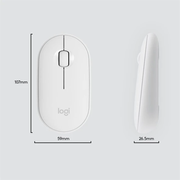 LOGITECH MK470 Kablosuz Q Trk Beyaz Multimedya Klavye - Mouse Set 920-009436 - 10