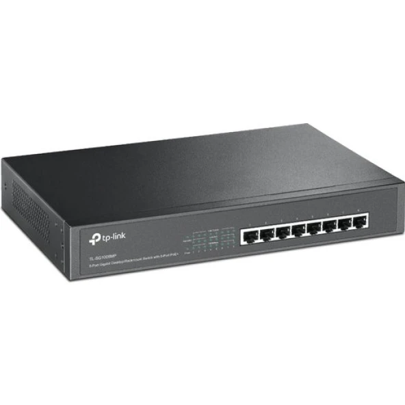 TP-LINK 8-PORT 153W FULL POE TL-SG1008MP GIGABIT POE SWITCH - Resim 2