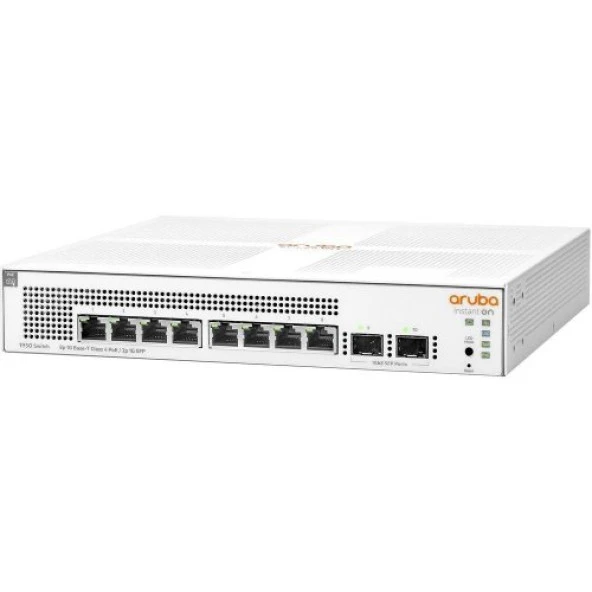 ARUBA 8port 124w 4port PoE Instant On 1930-8G JL681A GIGABIT 2xSFP Yönetilebilir Switch Masaüstü