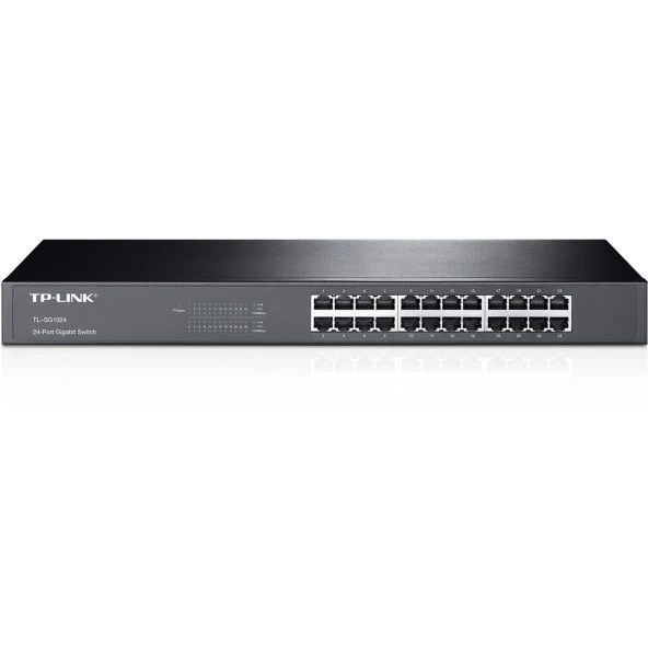 TP-LINK 24port TL-SG1024 Gigabit Yönetilemez Switch RackMount