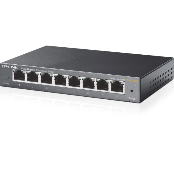 TP-LINK 8port TL-SG108E GIGABIT Yönetilebilir Switch Masaüstü - 3