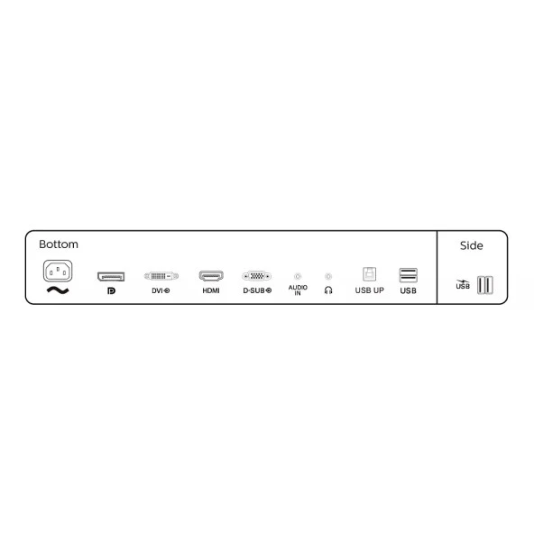 PHILIPS 23.8" IPS 242B1V/00 4MS 75Hz HDMI-DVI-DP PIVOT İŞ MONİTÖRÜ 1920X1080 - 6