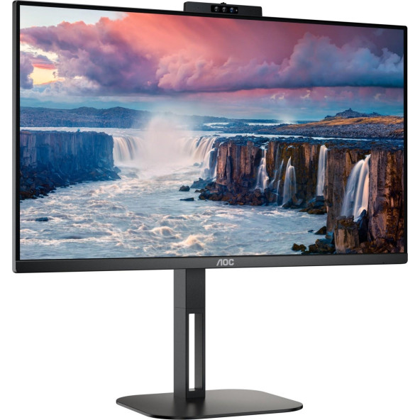 AOC 23.8" IPS 24V5CW/BK 1MS 75HZ HDM-DP USB-C PIVOT WEB KAMERALI İŞ MONİTÖRÜ