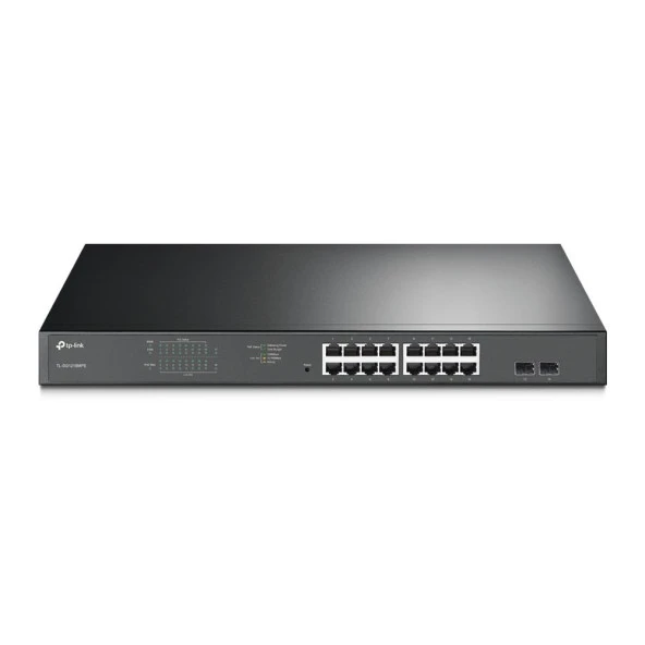 TP-LINK 16-PORT TL-SG1218MPE GIGABIT 2X-SFP 192W FULL POE YÖNETİLEBİLİR SWITCH