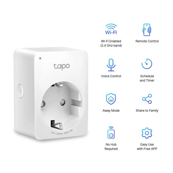 TP-LINK Tapo P100(4-pack) Akıllı Priz - 2
