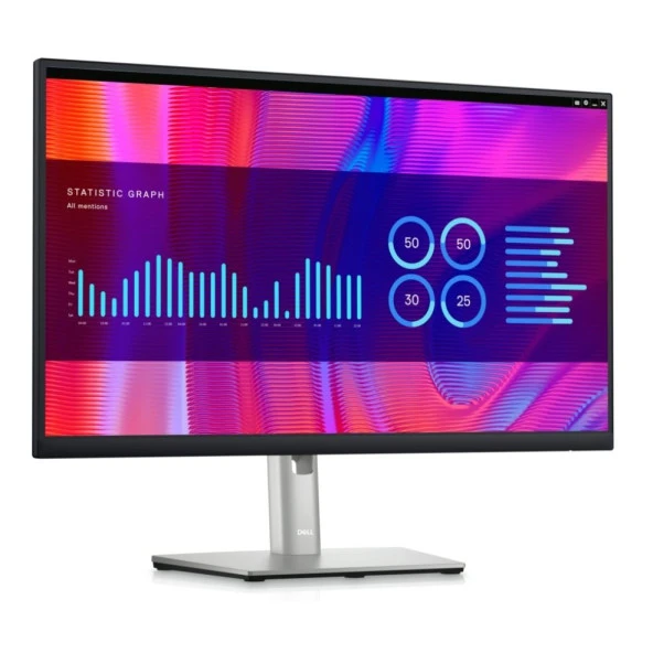 DELL 23.6" IPS P2423DE 5MS 60Hz HDMI-DP-TYPE-C Kurumsal Monitör (2560 X 1440) - Resim 2