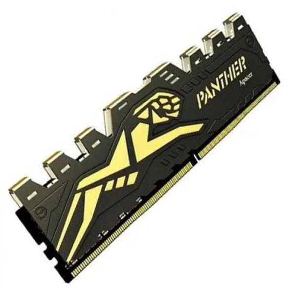 APACER 16GB DDR4 3200MHZ CL16 PC RAM Panther Black-Gold AH4U16G32C28Y7GAA-1
