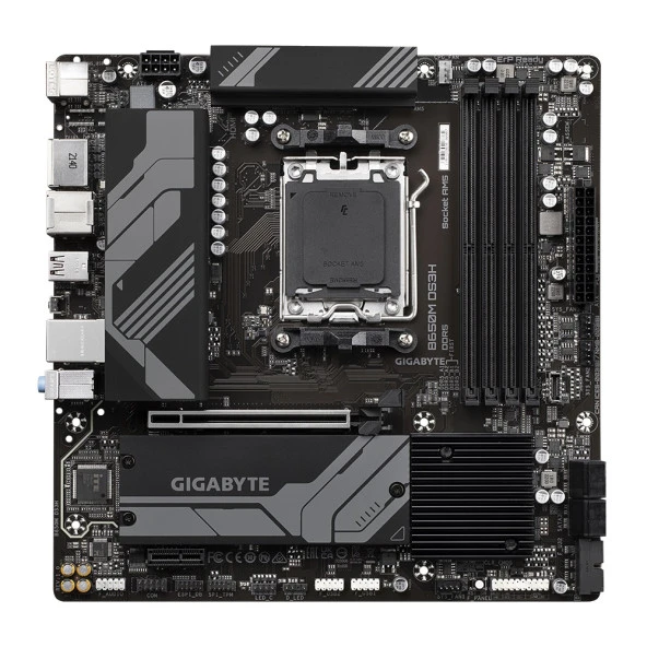 GIGABYTE B650M DS3H DDR5 HDMI DP PCIe 16X v4.0 AM5 mATX - Resim 2