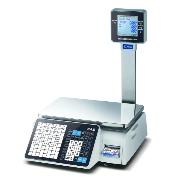 CAS CL3000 P 30 KG Ethernet Boyunlu Barkodlu Terazi