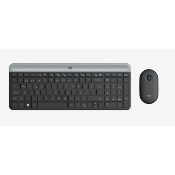 LOGITECH MK470 920-009435 Kablosuz Klavye Mouse Seti-Siyah ürün görseli